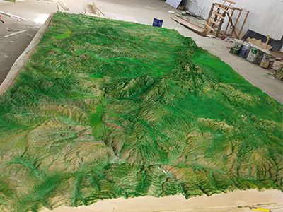 蘭州山體沙盤模型