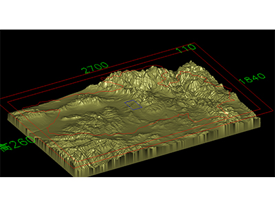 蘭州山體沙盤模型