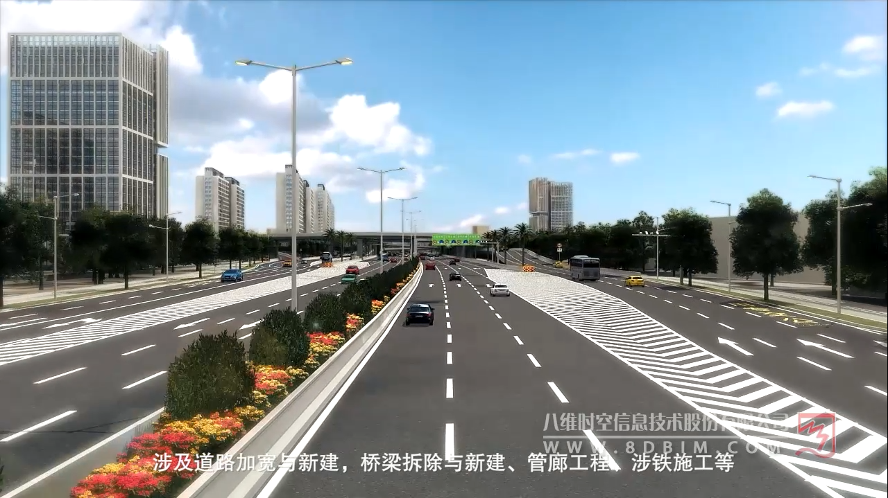 市政道路动画