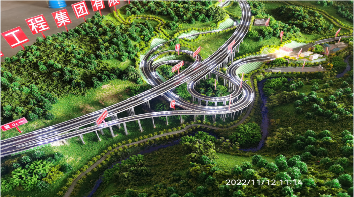道路实体沙盘模型