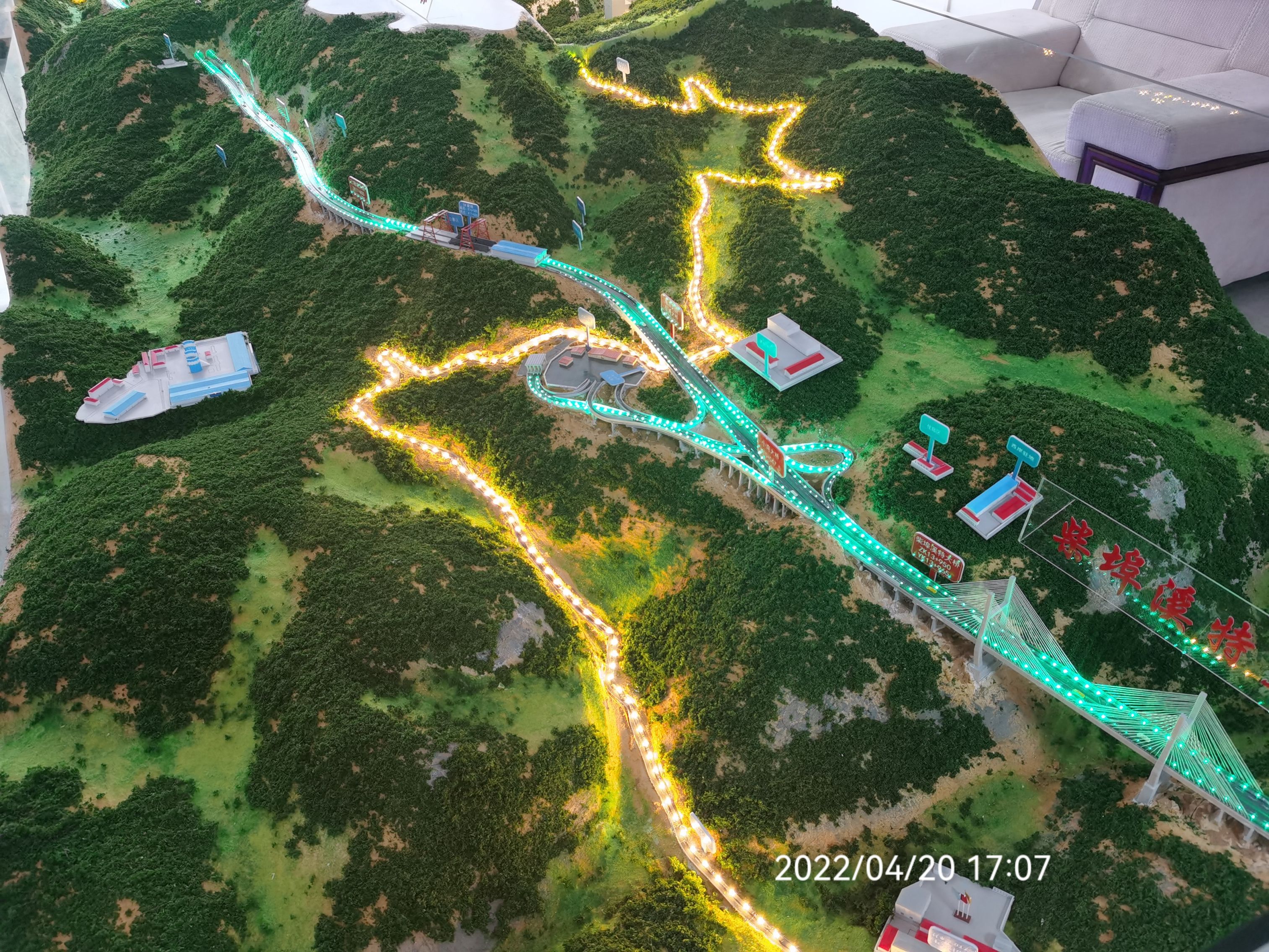 道路实体沙盘模型
