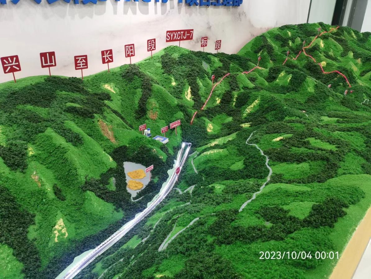 道路实体沙盘模型