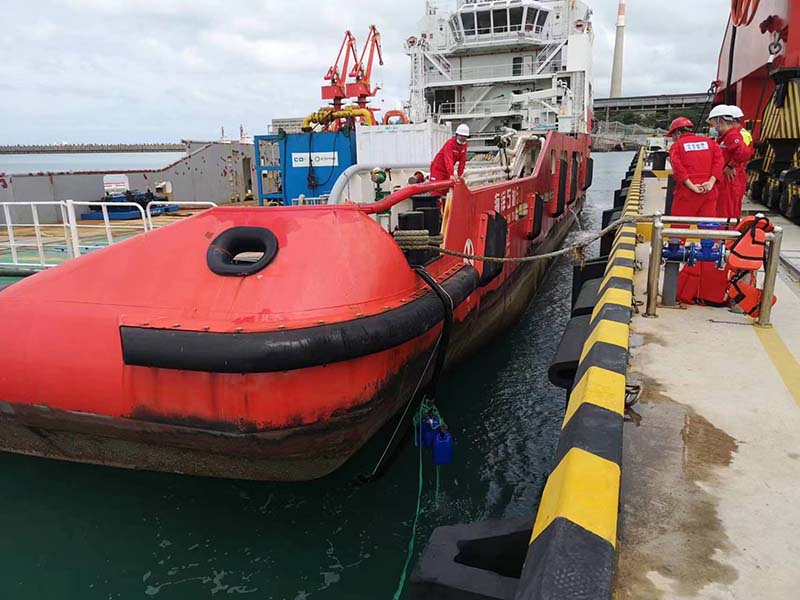 海南海油码头水下施工