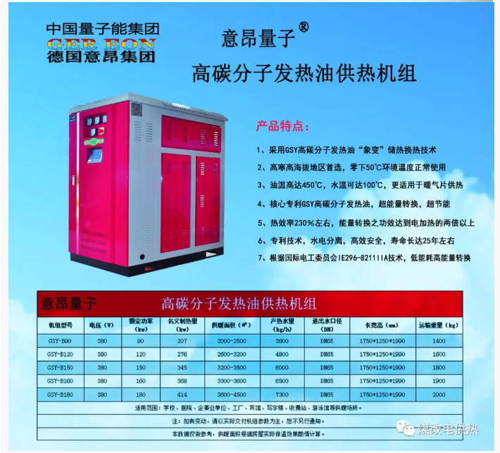 量子能供熱機組生產(chǎn)廠家