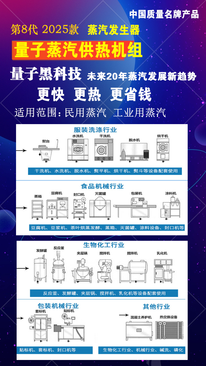 量子能蒸汽机组