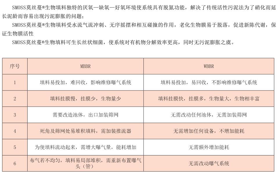 污水处理厂升级改造生物床