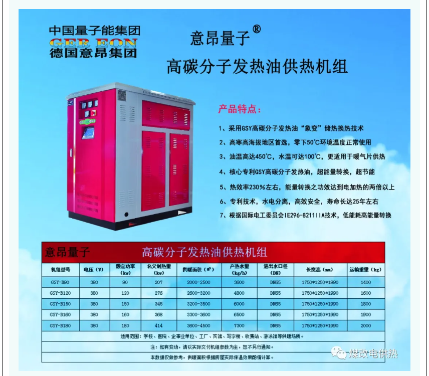 量子能供热机组生产厂家