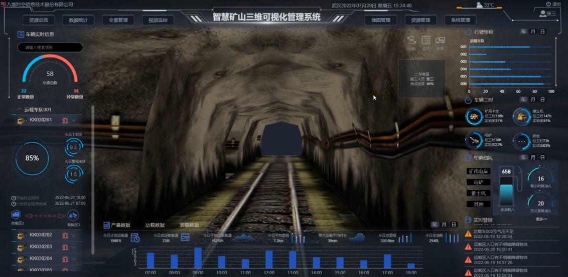 矿业数字孪生系统