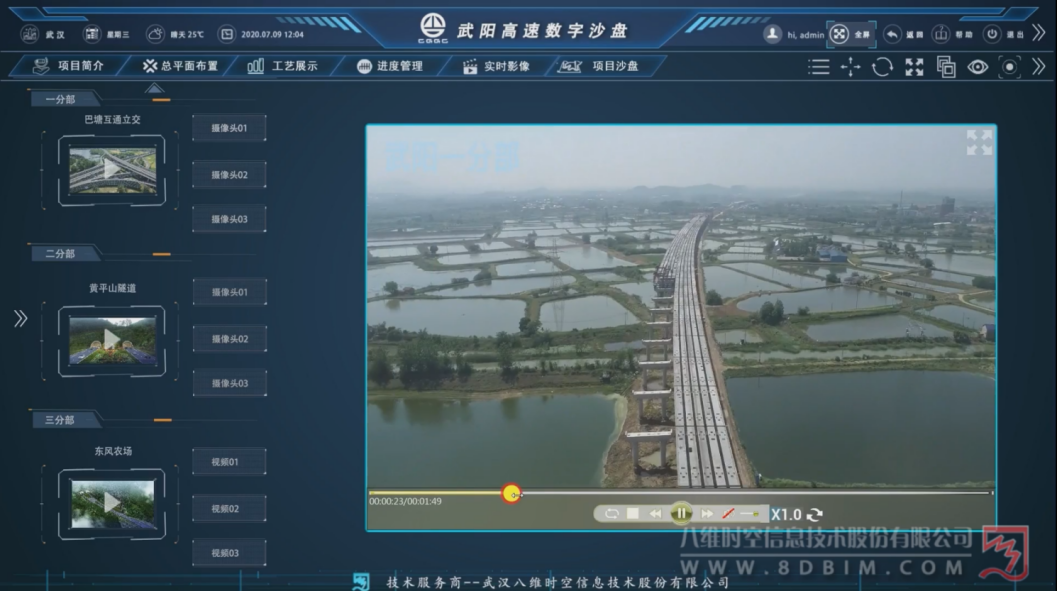 高速公路数字孪生系统