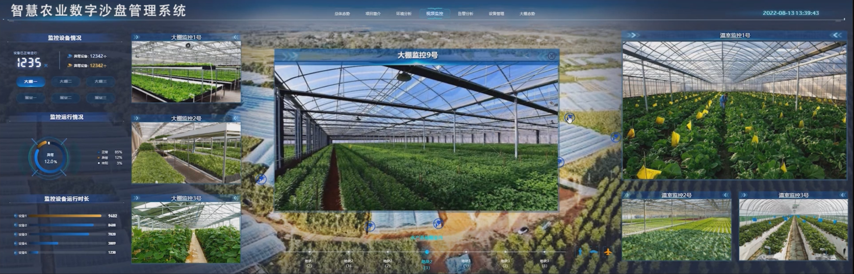智慧农业数字沙盘管理系统