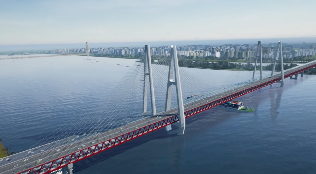 铁路长江大桥铁路长江大桥投标动画