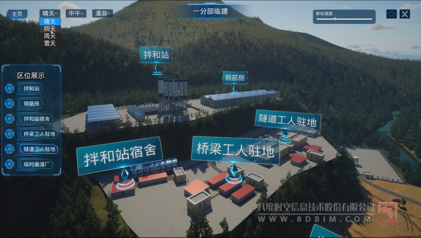 高速公路数字沙盘系统