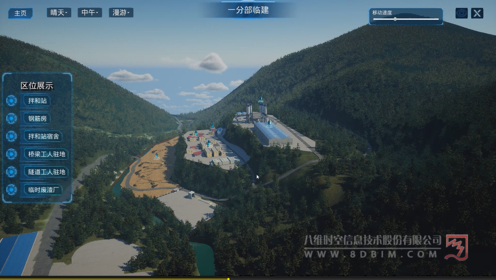 高速公路数字沙盘系统