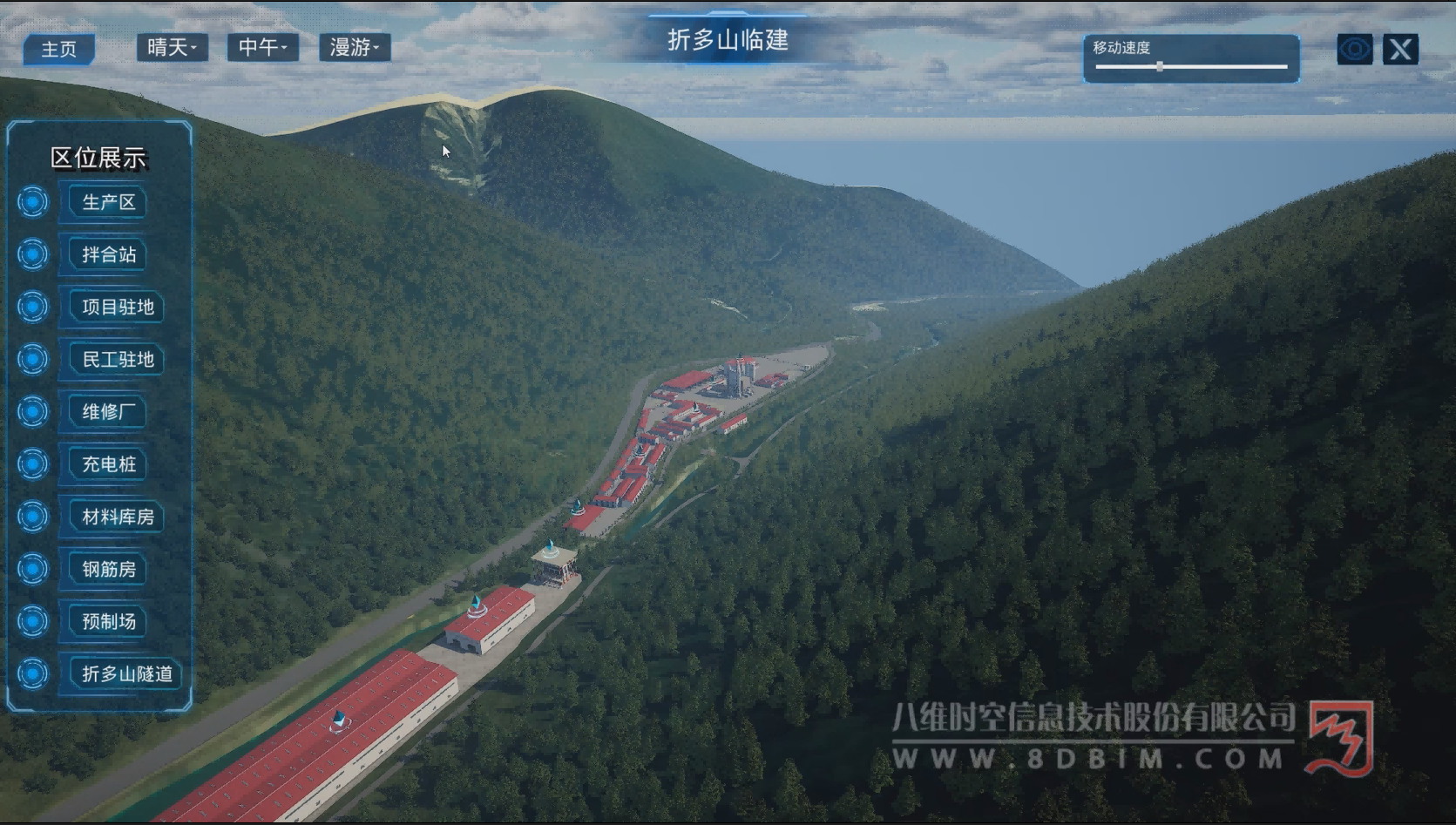 高速公路数字沙盘系统