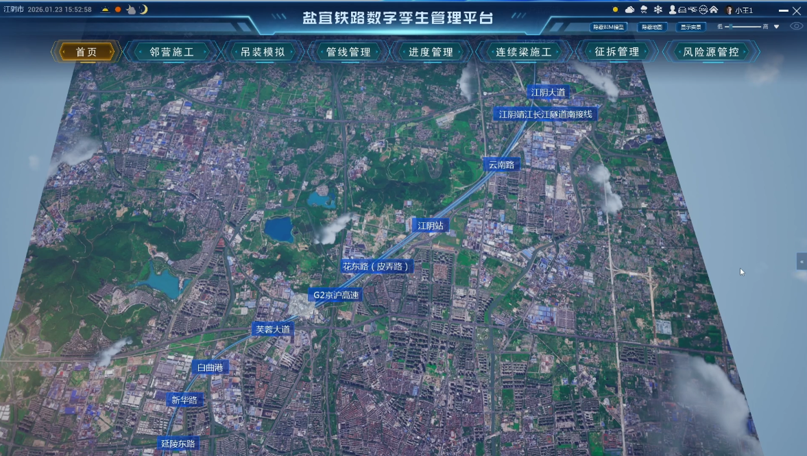 铁路数字沙盘管理平台