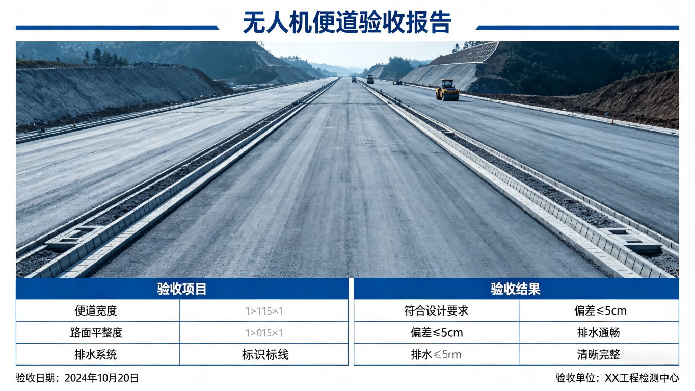 无人机便道验收