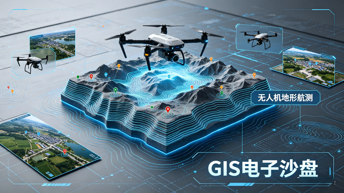 无人机地形航测（GIS电子沙盘）