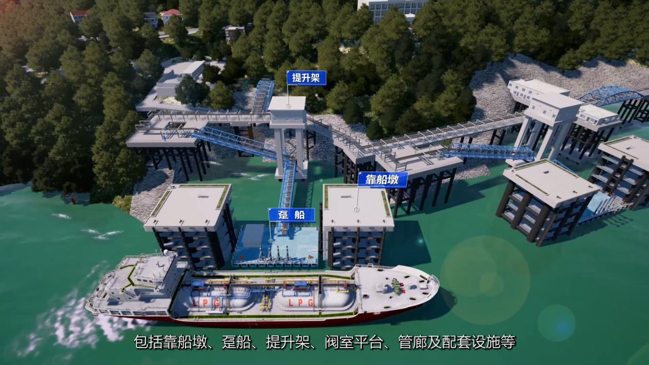 码头三维施工动画