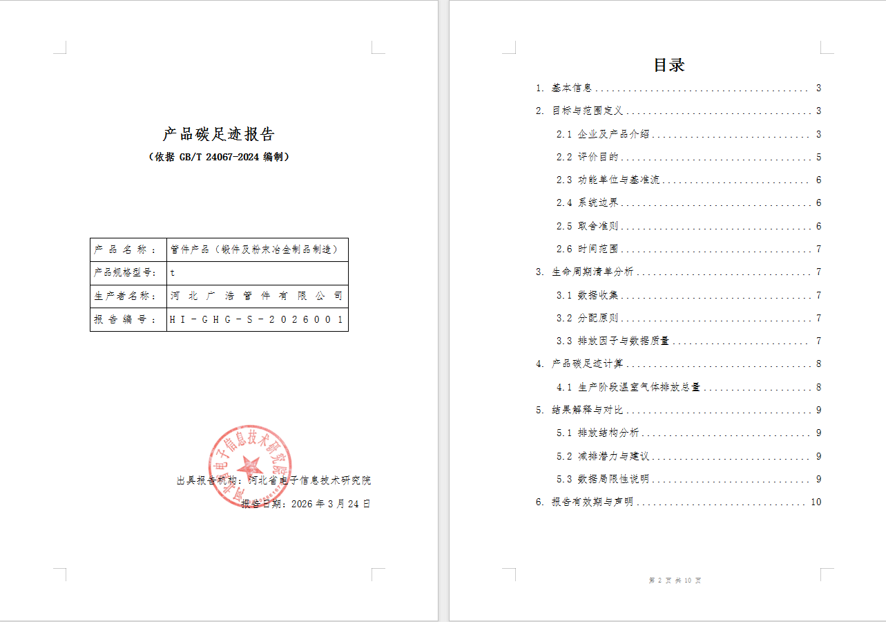 bevictor伟德官网管件节能减排减碳信息